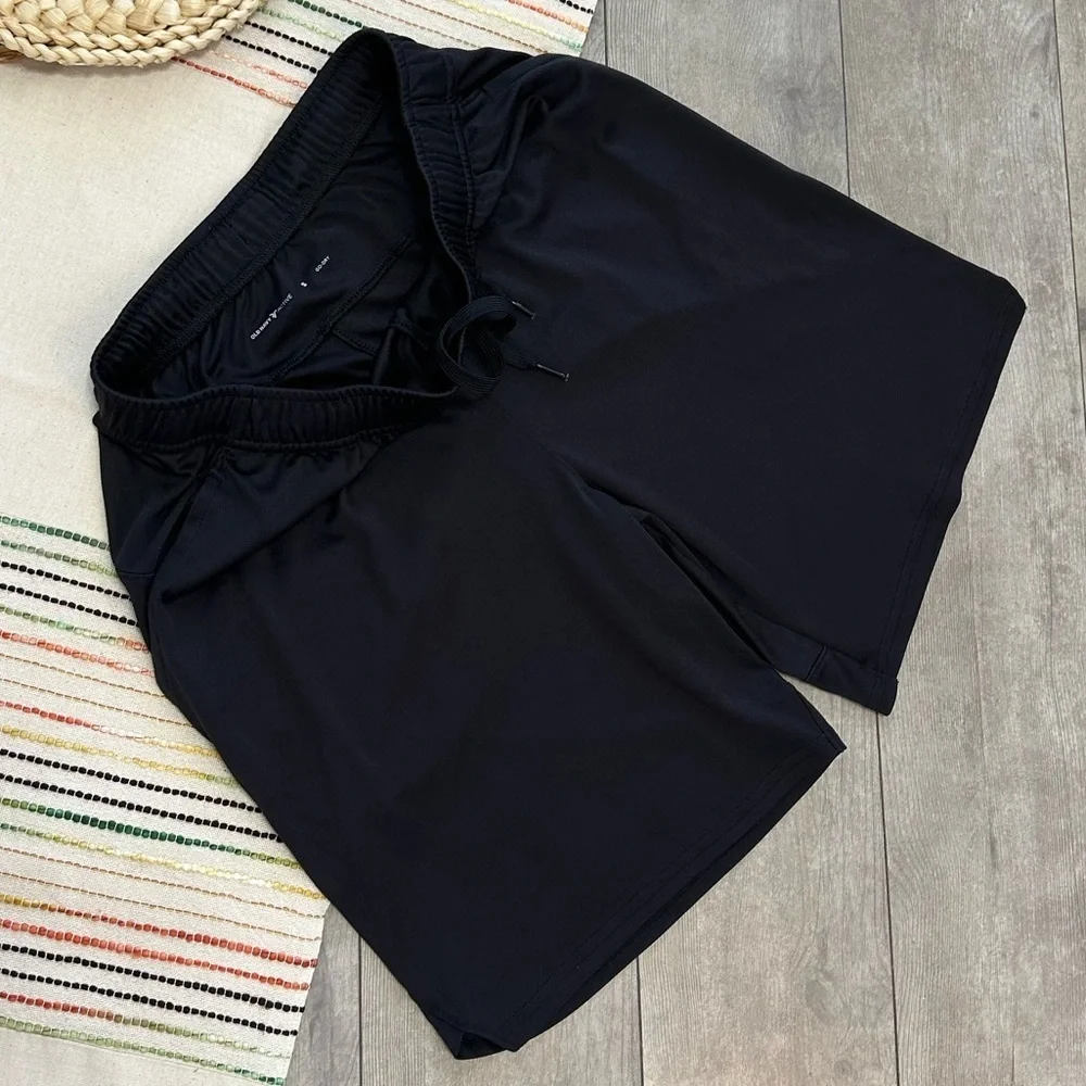Kids Black Casual Shorts